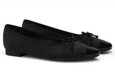 CHARLES&KEITH Retro Bow Ballet Flats