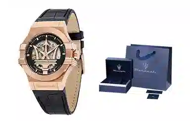 Maserati 42MM Black Dial