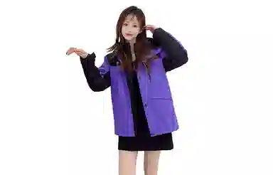 波司登 字母短款连帽长袖羽绒服 女款