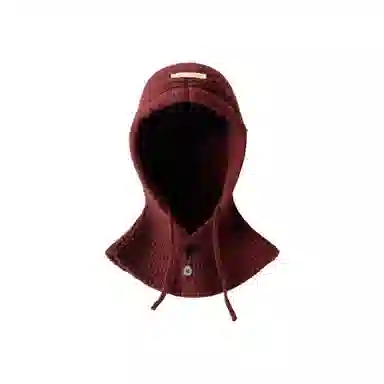 毅帆 韩国巴拉克拉法帽防寒保暖护耳一体针织 棉 斗篷帽 女款