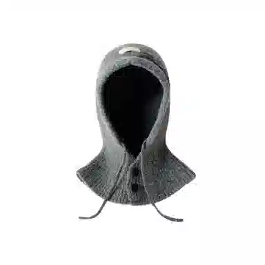 毅帆 韩国巴拉克拉法帽防寒保暖护耳一体针织 棉 斗篷帽 女款