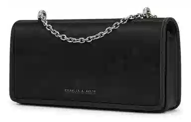 Charles & Keith Satin Chain Crossbody Bag