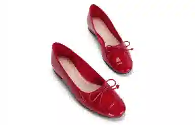 CHARLES&KEITH Retro Bow Ballet Flats