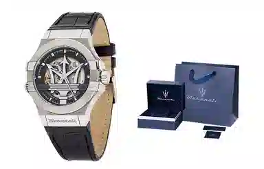 Maserati 42MM Black Dial