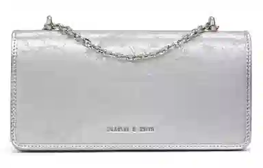 Charles & Keith Satin Chain Crossbody Bag
