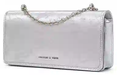 Charles & Keith Satin Chain Crossbody Bag