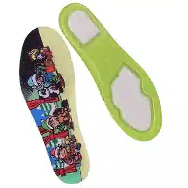 石一童 腰果花冰雪奇缘双气垫缓冲减震回弹吸汗篮球羽毛球运动 鞋垫 男女同款情侣款