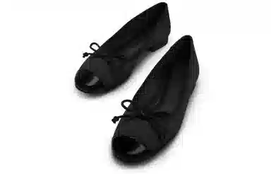 CHARLES&KEITH Retro Bow Ballet Flats