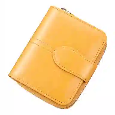 班亚奴 时尚简约多功能折叠真皮夹 牛皮 钱包卡包 女款 多色