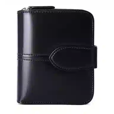 班亚奴 时尚简约多功能折叠真皮夹 牛皮 钱包卡包 女款 多色