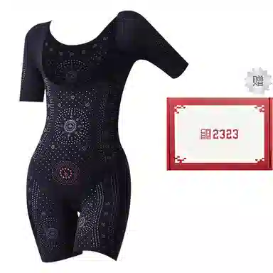 二三二三 花纹图案收副乳聚拢透气美体塑形塑腰提拉包臀无痕连体衣 女款 礼盒装