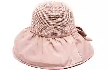 优幽兰 帽子 旅游户外韩版显脸小防晒大头围高级感小众学生黑胶防紫外线旅行爬山 聚酯纤维 渔夫帽 女款