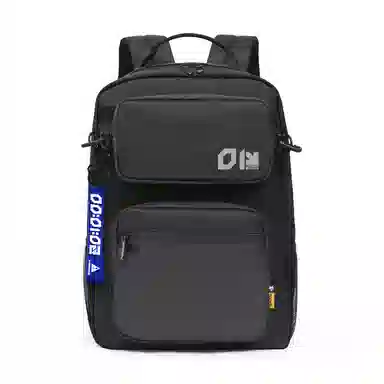 Shiyigong Nylon Backpack Grey/Black