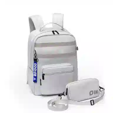 Shiyigong Nylon Backpack Grey/Black