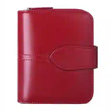 班亚奴 时尚简约多功能折叠真皮夹 牛皮 钱包卡包 女款 多色