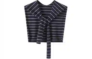 恒源祥 外搭条纹长款 山羊绒 披肩 女款