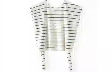 恒源祥 外搭条纹长款 山羊绒 披肩 女款