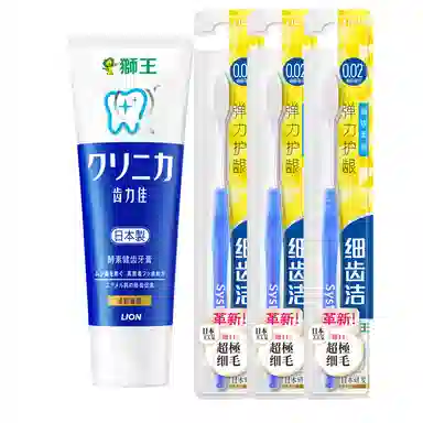 狮王 酵素健齿牙膏 清洁清新口气美白