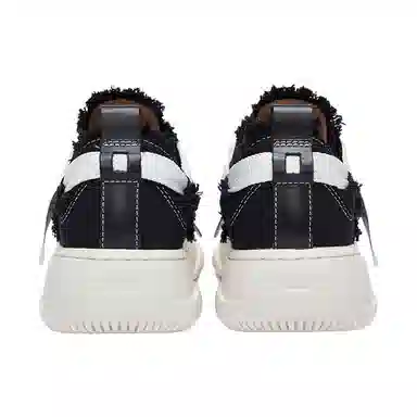 SMILEREPUBLIC Classic Black Low Canvas