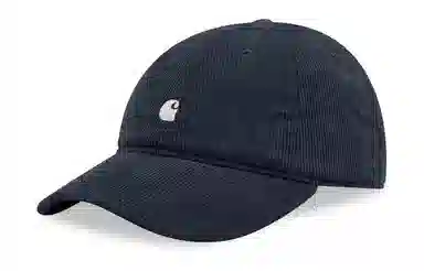 Carhartt WIP Printed Cotton Corduroy Cap Navy