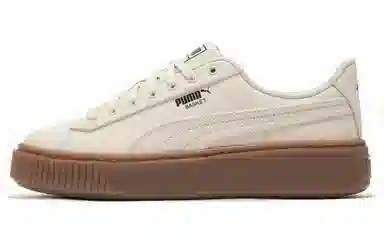 PUMA Basket Platform Canvas Beige