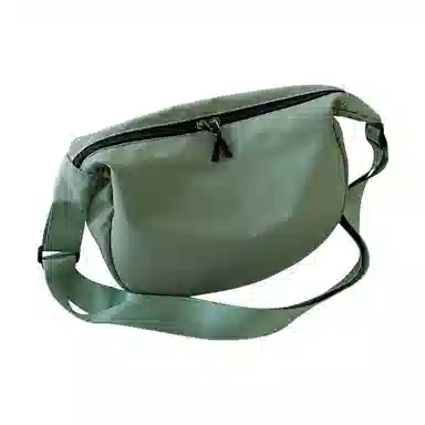 泰克森 休闲轻便简约日常出行 牛津布 饺子包斜挎包 小号 男女同款情侣款 桔色/黑色/绿色