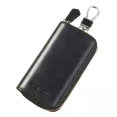 班亚奴 时尚真皮腰挂大容量多功能汽车收纳 牛皮 钱包卡包钥匙包 常规 男女同款情侣款 黑色/咖啡色/卡其色/酒红色/蓝色/杏黄色