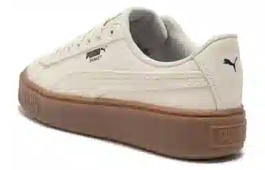 PUMA Basket Platform Canvas Beige