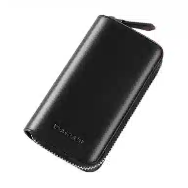 班亚奴 时尚真皮腰挂大容量多功能汽车收纳 牛皮 钱包卡包钥匙包 常规 男女同款情侣款 黑色/咖啡色/卡其色/酒红色/蓝色/杏黄色