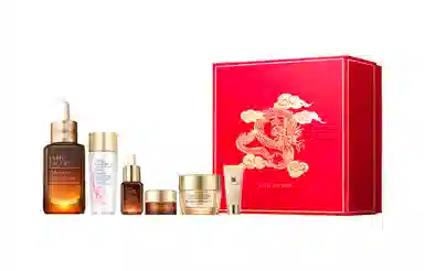 雅诗兰黛 新年限定小棕瓶精华护肤套装礼盒 保湿滋润 六件套
