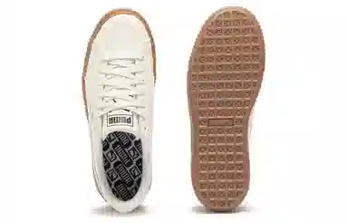 PUMA Basket Platform Canvas Beige