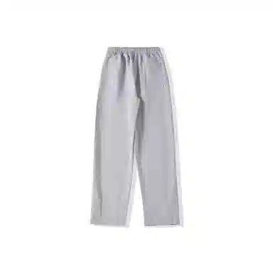 我是大卫 基础款纯色垂感直筒系带中腰卫裤休闲裤 男女同款