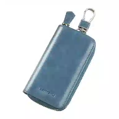 班亚奴 时尚真皮腰挂大容量多功能汽车收纳 牛皮 钱包卡包钥匙包 常规 男女同款情侣款 黑色/咖啡色/卡其色/酒红色/蓝色/杏黄色