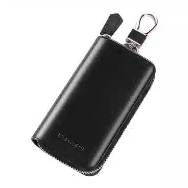 班亚奴 时尚真皮腰挂大容量多功能汽车收纳 牛皮 钱包卡包钥匙包 常规 男女同款情侣款 黑色/咖啡色/卡其色/酒红色/蓝色/杏黄色