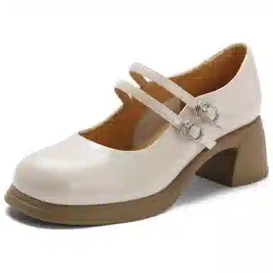BELLE PU Mary Jane 5.5cm Heel