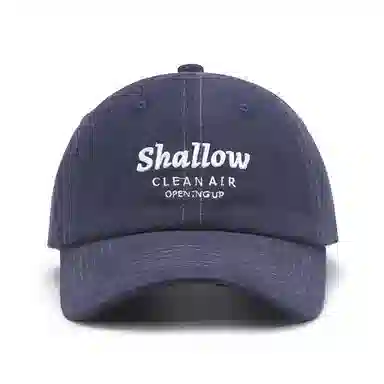 白卷 软顶户外透气休闲字母磨毛显脸小 棉 棒球帽 男女同款情侣款