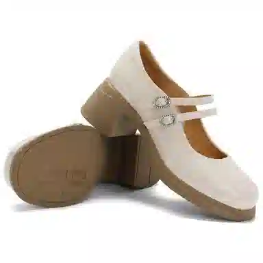 BELLE PU Mary Jane 5.5cm Heel