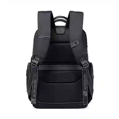 北极猎人 大容量旅行日常通勤出差 涤纶（聚酯纤维） 背包双肩包 大号 男款 黑色/灰色/蓝色