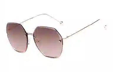 优幽兰 高级感小众潮流大脸显小开车驾驶专用休闲旅行户外街拍气质时尚韩版防紫外线 金属 方形 太阳眼镜 男女同款情侣款