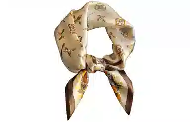 推荐 优幽兰 桑蚕丝百搭时尚真丝小方巾韩版发带衬衣飘带简约通勤实用妈妈气质减龄穿搭四季通用包包装饰 丝巾 女款