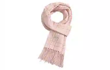 优幽兰 格子针织加厚护脖子防风防寒保暖简约韩版高级感小众氛围感流苏 绒线围巾 女款