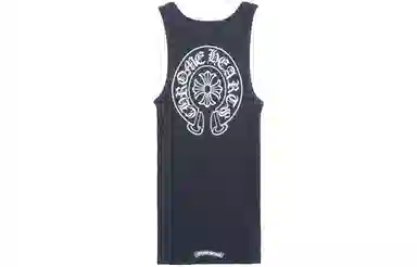 Chrome Hearts FW23 Logo Crewneck Tank Black