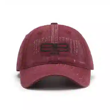 白卷 软顶复古休闲磨破水洗显脸小 棉 棒球帽 男女同款情侣款