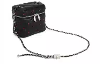 CHARLES&KEITH Heart Series PU Quilted Crossbody Bag Small