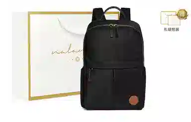 纳兰杜 通勤大容量时尚百搭款休闲旅游出行旅行包学生党中学生高中生 牛津布 双肩包书包背包 大号 女款 黑色