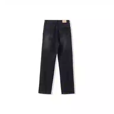 我是大卫 复古水洗做旧宽松休闲牛仔裤 男女同款