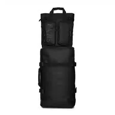 Rains Waterproof Tote 15 Inch Black/Green