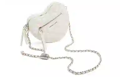 CHARLES&KEITH Heart Quilted Chain Bag Small