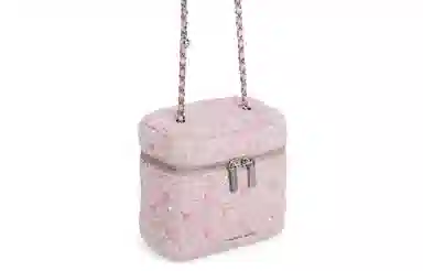 CHARLES&KEITH Heart Series PU Quilted Crossbody Bag Small