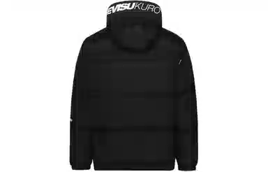 EVISU Hooded Down Jacket Black